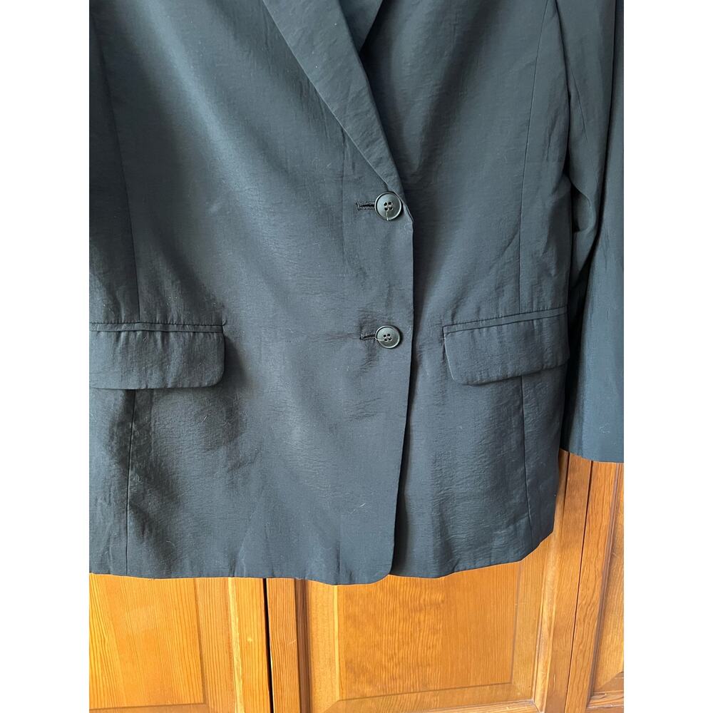 NWT Madewell Women's The Relaxed Blazer Softdrape Modal True Black Size S - Picture 6 of 13